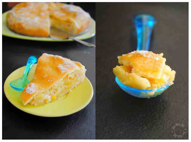 Mac et pommes dans une pie