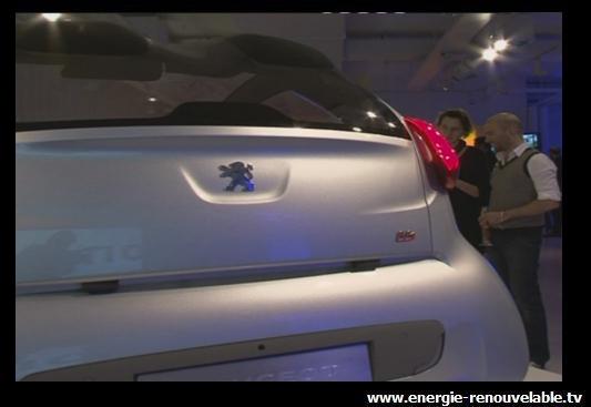 Energie Renouvelable TV teste la voiture électrique Peugeot BB1