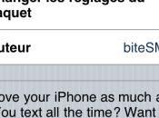 BiteSMS Remplacer l’application Message votre iphone compatible