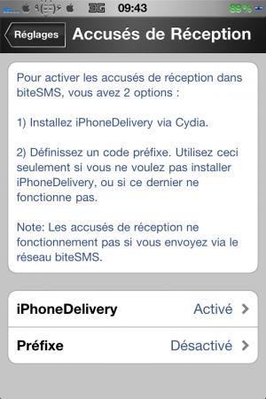 BiteSMS 5 : Remplacer l’application Message de votre iphone compatible ios 4.1