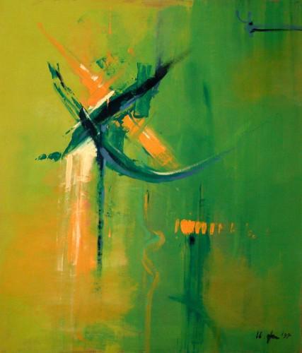 Ursula ULESKI - La peinture dans tous ses états ! ULESKI - A fleuret moucheté 140x120 acrylique sur toile.jpg