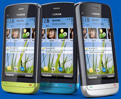 Nokia C5-03 : un smartphone tactile 3G économique