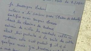 Des attestations rédigées par les salariés font état d'agressions sexuelles et viols commis par des patients sur d'autres patients...