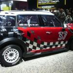 Mini WRC équipée en Michelin