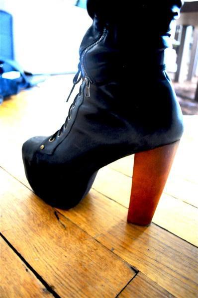 Le leather skinny enfin!