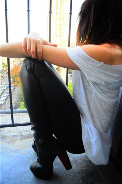 Le leather skinny enfin!