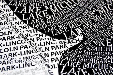 Les cartes de villes en typographie #boston #chicago