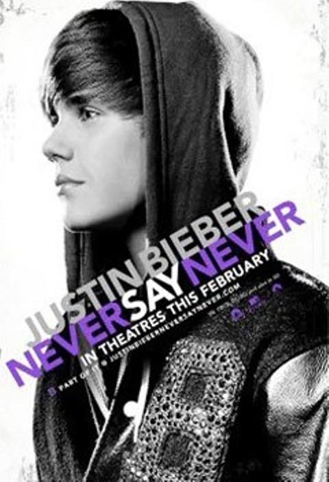 Justin Bieber ... Découvrez laffiche de son film Never Say Never