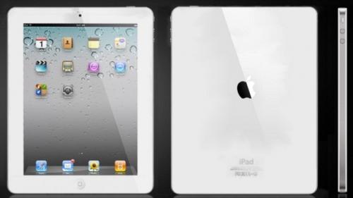 Concept iPad 2G blanc avec design de l’iPhone 4