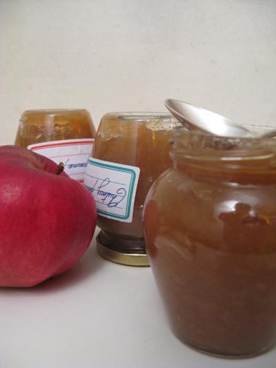 chutney de pommes à la cannelle