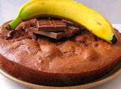 Gâteau fondant chocolat banane