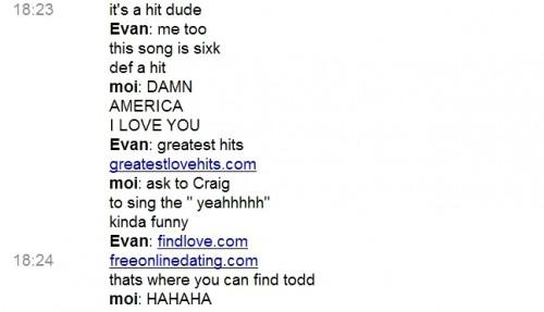 Gmail Chat with Evan