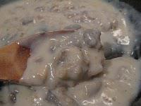 Gratiné de Jambon blanc à la sauce champignons