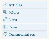 Mettez en avant le menu d'administration de WordPress