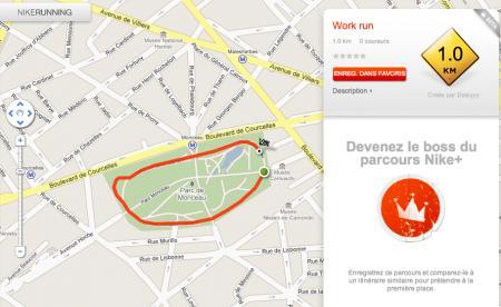 NikeRunning.com – Boss du parcours Nike+