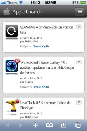 FullScreen for Safari, AWESOME Tweak !