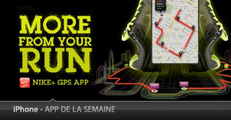 Nike+ GPS application de la semaine sur l’AppStore