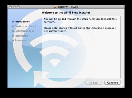 Wifi Sync : La synchronisation de vos Idevices via Wifi