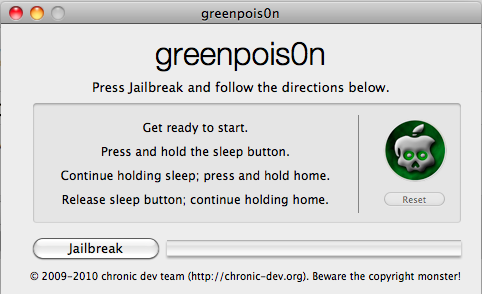 Greenpois0n enfin disponible pour Mac !!!!