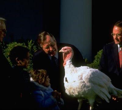Bush père Thanksgiving