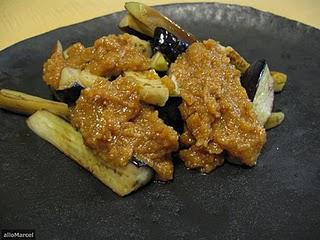 Aubergines à la sauce Miso Dengaku  なす田楽