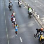 Peloton de tête - Pont de l'Alma 2