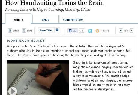 L'importance de l'écriture manuelle et du dessin