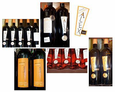 Des bouteilles de vin graphiquement superbes