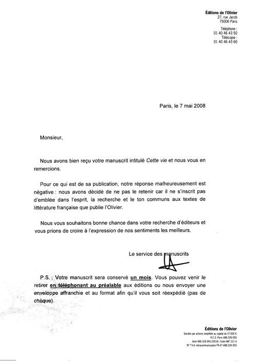 « Cette vie » : Refus #6 & #7