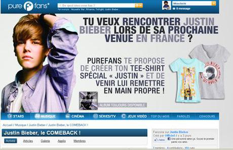 Concours ... Gagne une rencontre EXCLUSIVE avec Justin Bieber