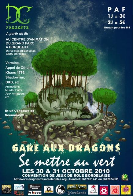 Gare aux Dragons sanstitrejde Convention jeu de rôle « Gare aux Dragons » 30 et 31 Octobre à Bordeaux