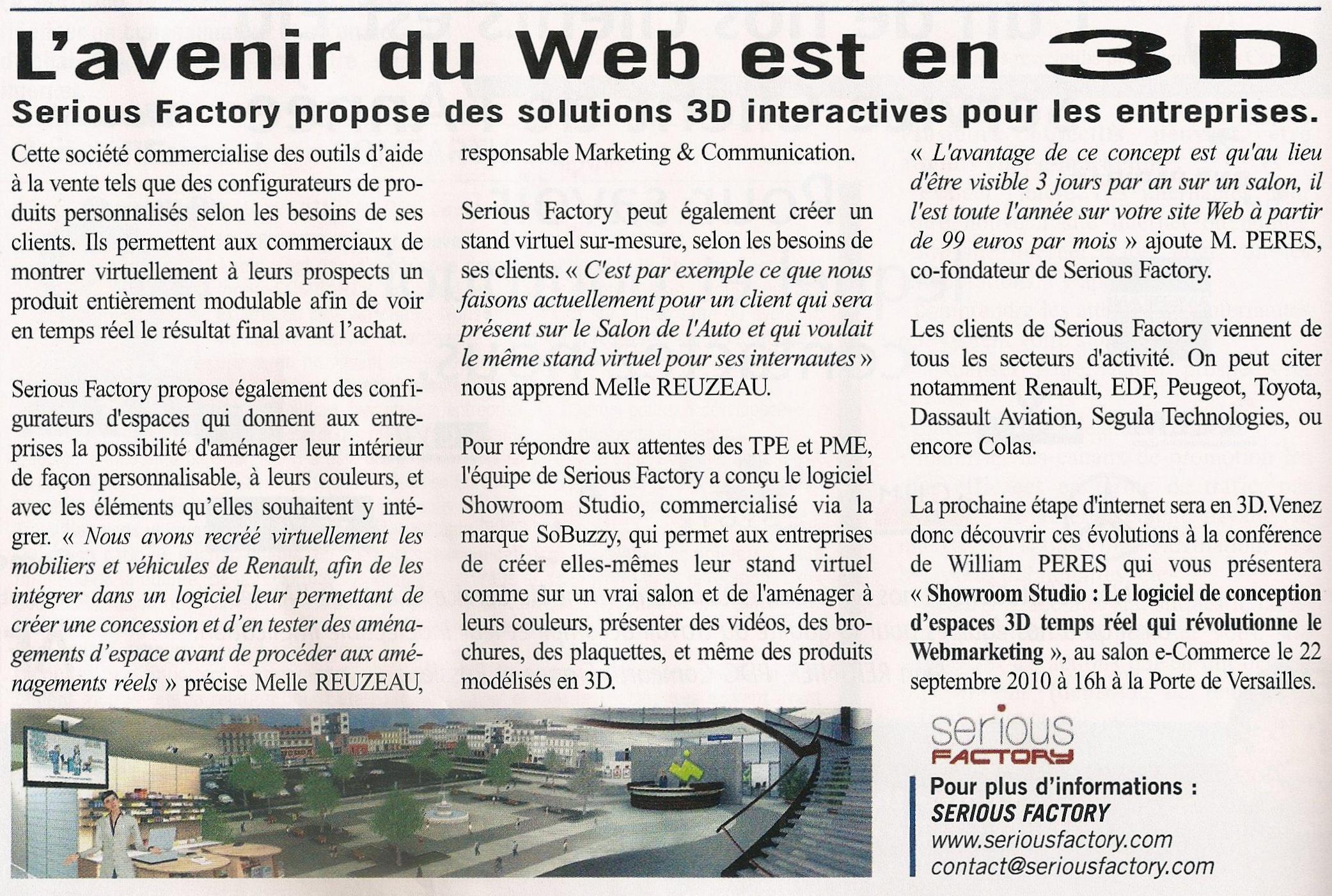 L’avenir du web est-il en 3D?