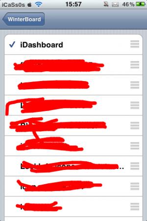 iDashBoard 1.0 iOS 4.1 widget sur votre iPhone
