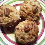 Recette de muffins aux noix. donne 6 portions