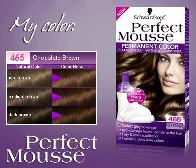 Schwarzkopf Perfect Mousse Coloration Cheveux Mousse Permanente Sans  Ammoniaque 98 D'ingrédients D'origine Naturelle Châtain Chocolat 465 |  freixenet.com