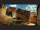 Minerve, Languedoc-Roussillon : Les ruelles pavées de Minerve