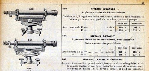 Des instruments de géomètre à Bourgueil (37)