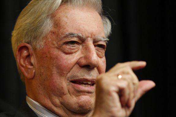 L'écrivain Mario Vargas Llosa, prix Nobel de littérature 2010, à New York, le 7 octobre 2010.