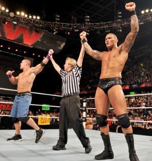 Husky Harris et Michael McGillicutty vaincus par Cena et Orton