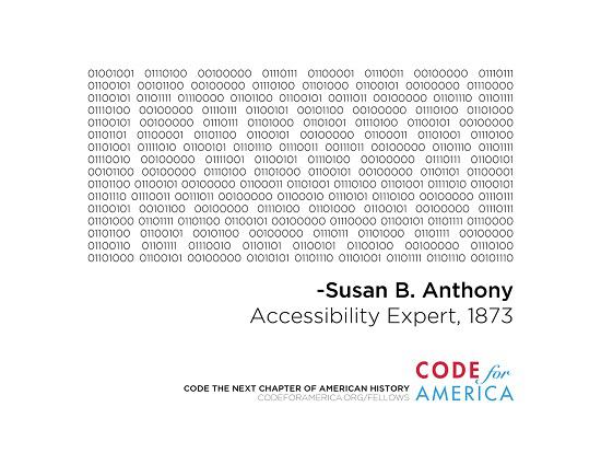 Susan B Anthony - Code For America
