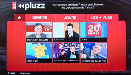 Pluzz.fr débarque sur la Freebox