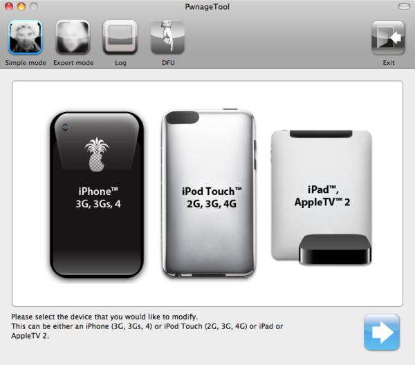 Aperçu de PwnageTool permettant de jailbreaker l’iOS 4.1