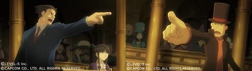 Le professeur layton rencontre Phoenix Wright