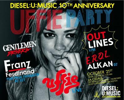Diesel:U:Music fête ses 10 ans avec la Uffie Party!