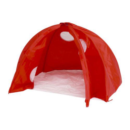 KORALL ANEMON Tente rouge Longueur: 108 cm Largeur: 124 cm Hauteur: 70 cm  