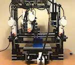 imprimante LEGO capable d'assembler pièces