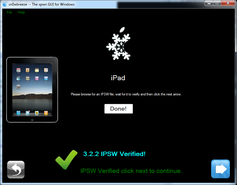 Jailbreak iOS 4.1 : Screens de PwnageTool et Sn0wbreeze