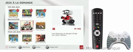 SFR lance une offre payante de jeux vidéo à la demande sur TV SFR lance une offre payante de jeux vidéo à la demande sur TV