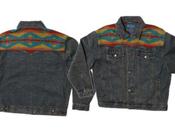 Pendleton 2011 collection jacquard yoke denim jacket