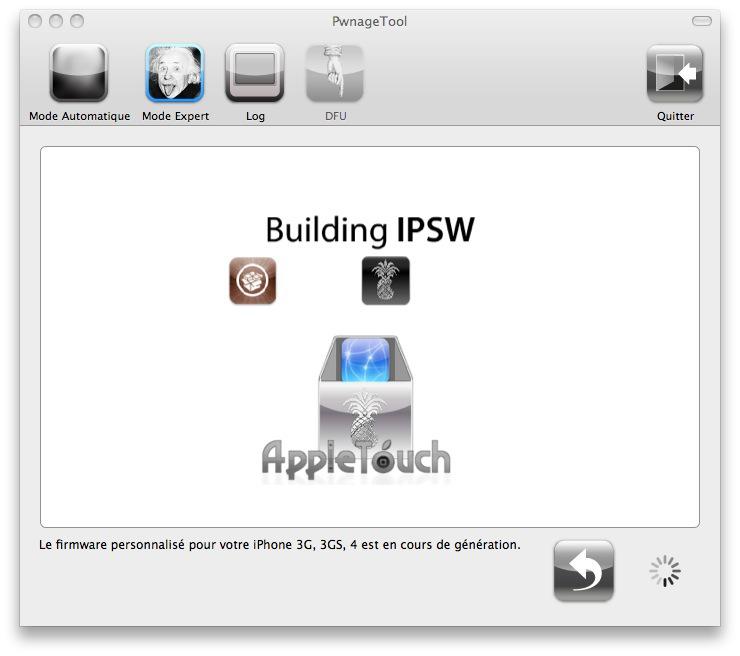 TUTO PwnageTool : Jailbreak iOS 4.1 iPhone 3GS/4, iPod Touch 3G/4G, iPad et Apple TV 2G